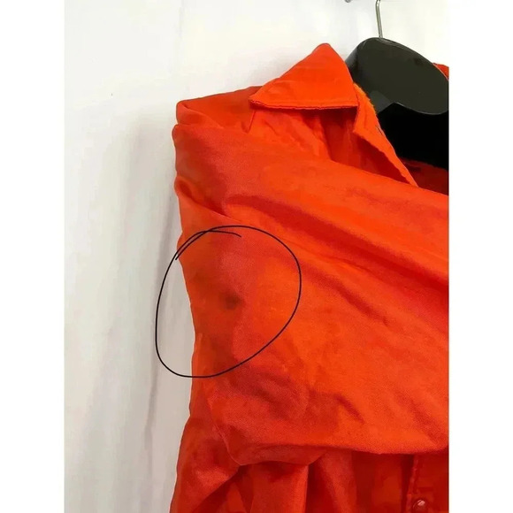 VTG Bright Orange Buckeye Rescue Medical Tech Jacket 44L 45 Made in USA Pla-Jac - Picture 7 of 14